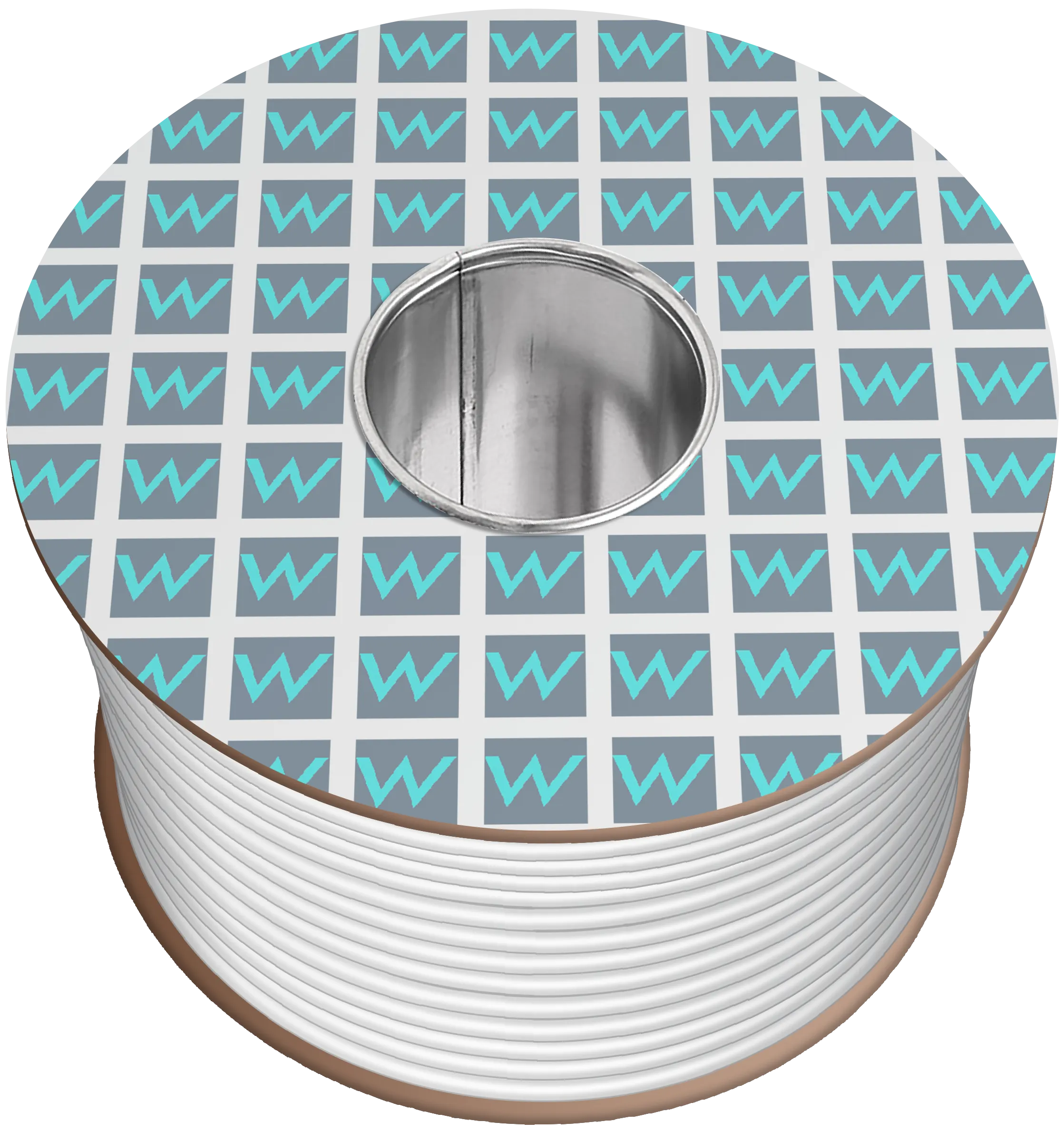 Time 3183TQ 3 Core Heat Resistant Butyl Flexible 0.75mm White Cable - 50M