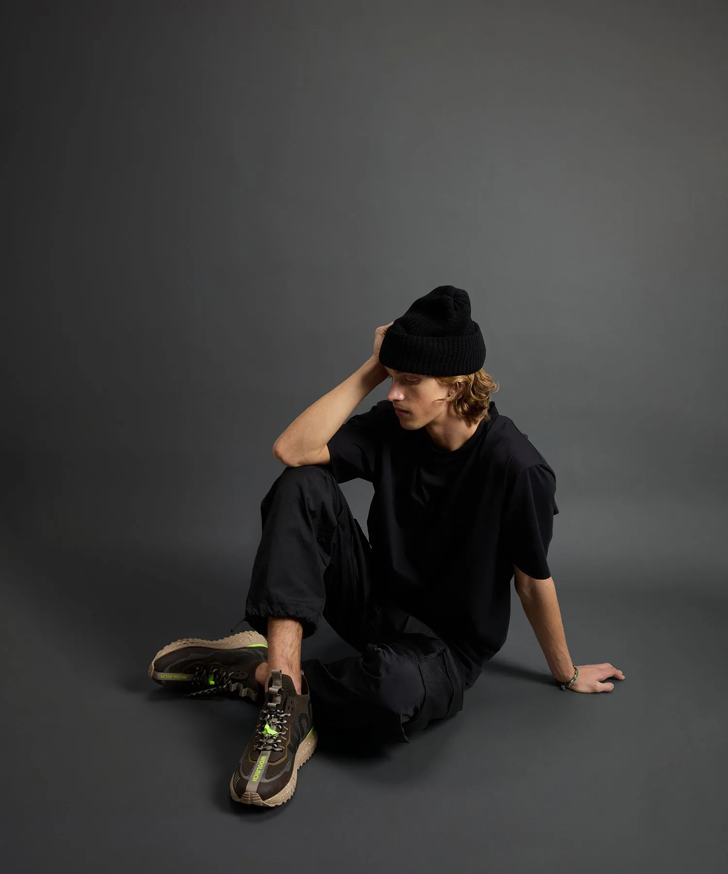 Todd Snyder x Woolrich Sneaker in Mud