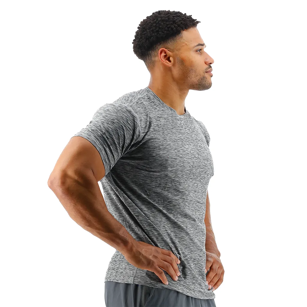 TYR GYM Mens Heather Grey Airtec Tee