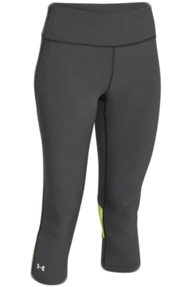 Under Armour Women's Phantom Gray UA Stretch Woven ArmourVent Capris
