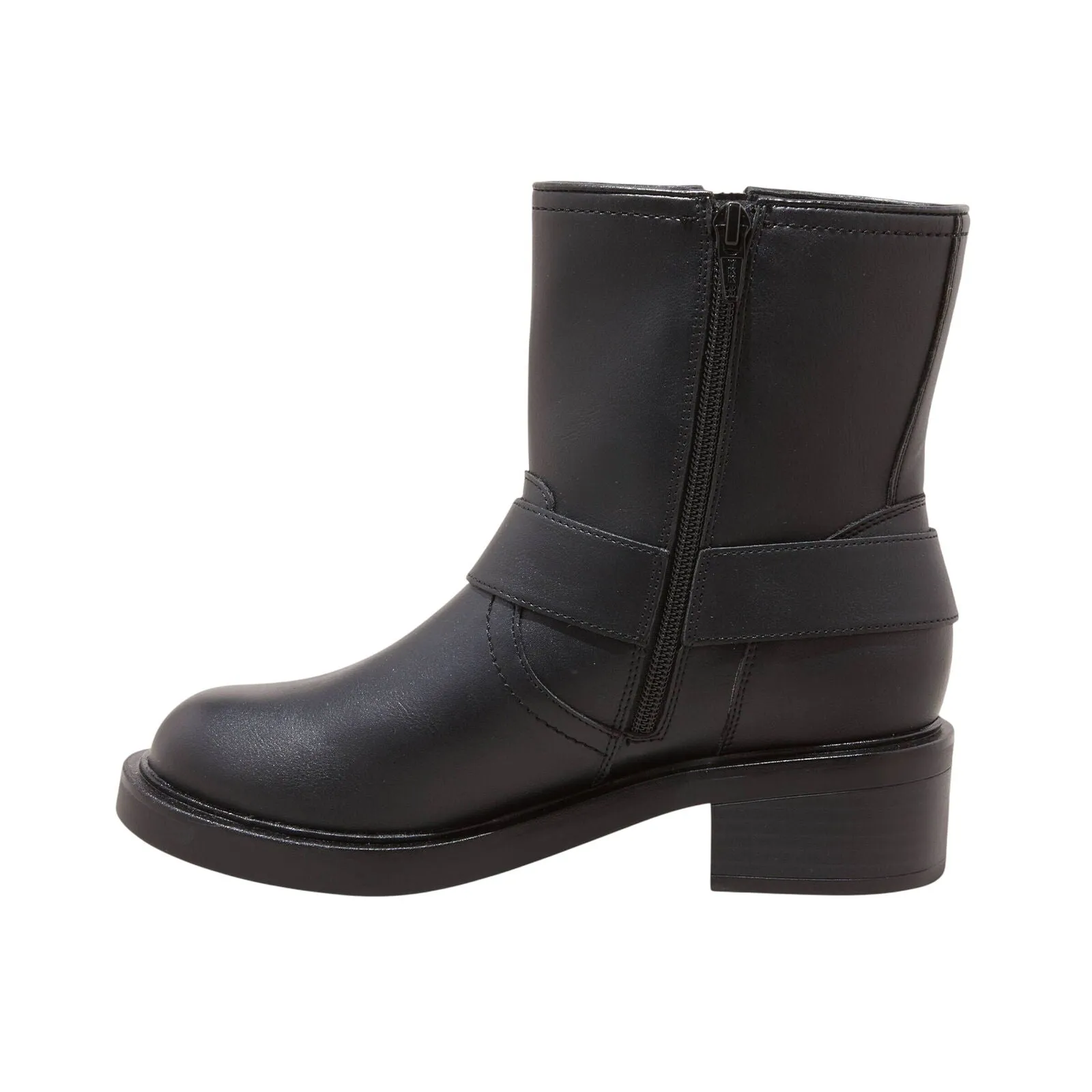 Universal Thread Womens Connor Harness Buckle Ankle Boots 90511576 Black 12M