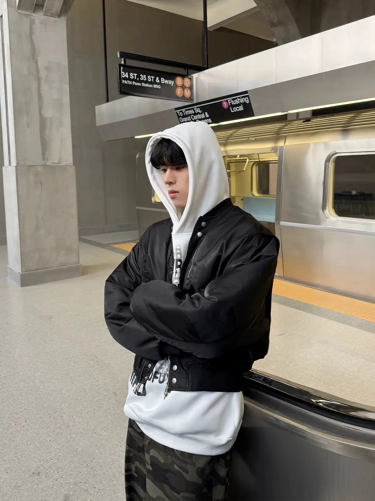 Urban Casual Cotton-Padded Jacket