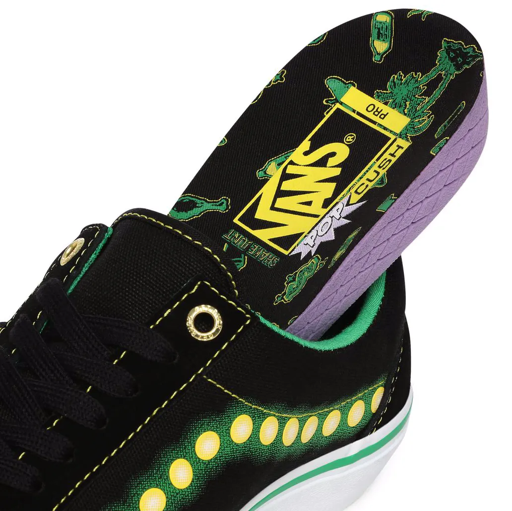 Vans X Shake Junt Old Skool Pro Shoes - Black/Green/Yellow