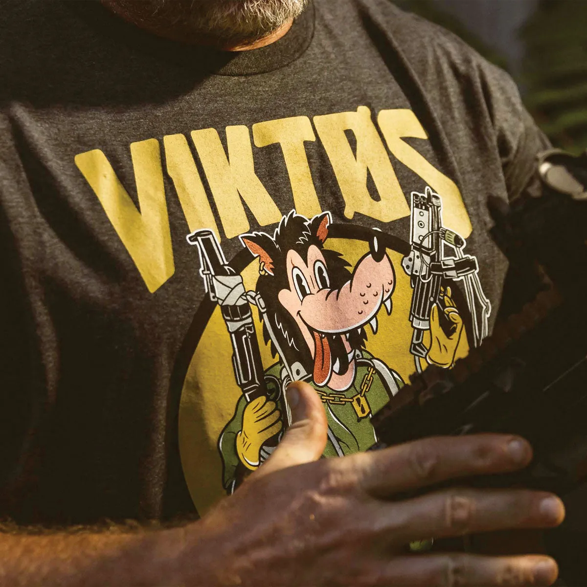 VIKTOS Huff & Puff Tee Charcoal Heather