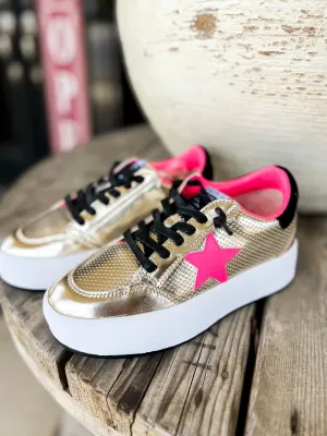 Vintage Havana Balance Washed Gold Sneaker