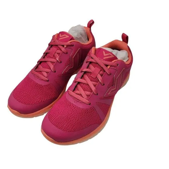Vionic Womens Size 5 Sneakers Athetic Active New Orange Pink