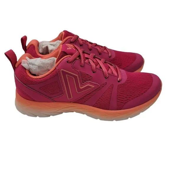 Vionic Womens Size 5 Sneakers Athetic Active New Orange Pink