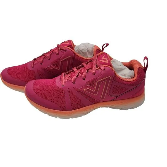 Vionic Womens Size 5 Sneakers Athetic Active New Orange Pink