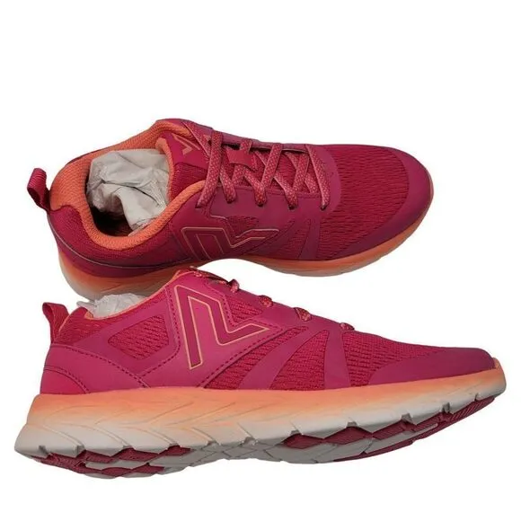 Vionic Womens Size 5 Sneakers Athetic Active New Orange Pink