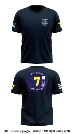 West Ossipee Fire Rescue  Store 1 Core Men's SS Performance Tee - vZkgSx