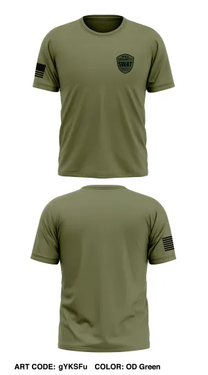 Will County SWAT Store 1 Core Men's SS Performance Tee - gYKSFu
