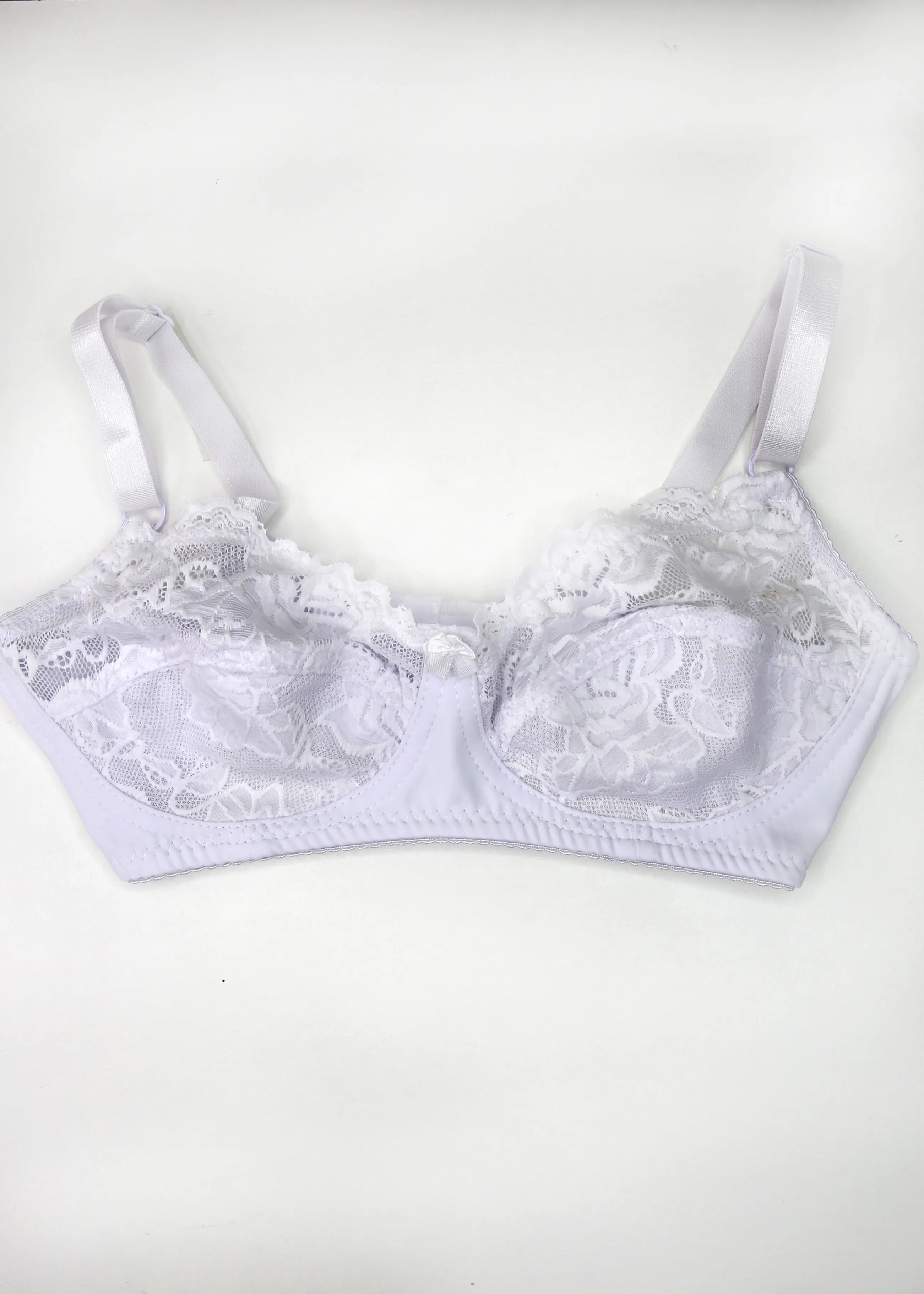 Willow White Lace Cup Bra