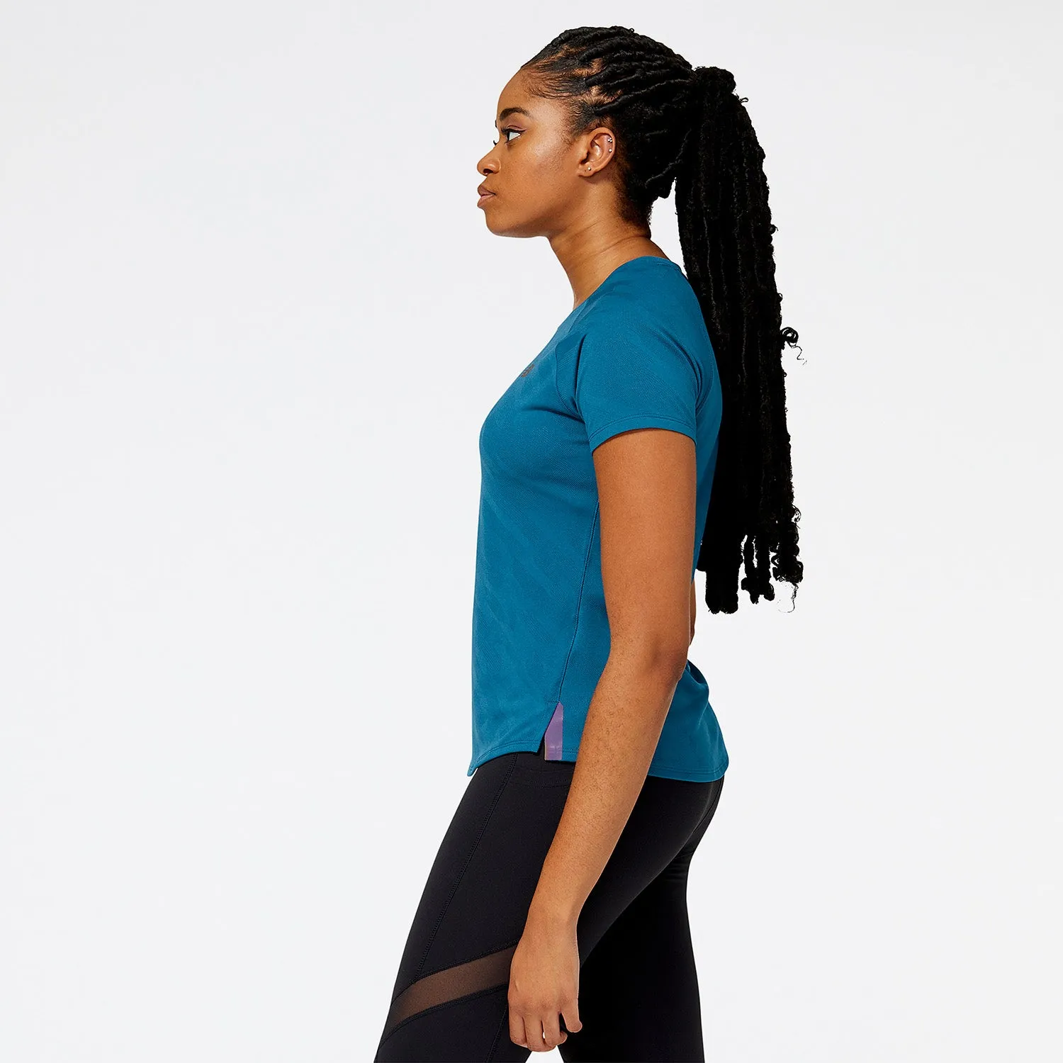 Women's New Balance Q Speed Jacquard Top SS