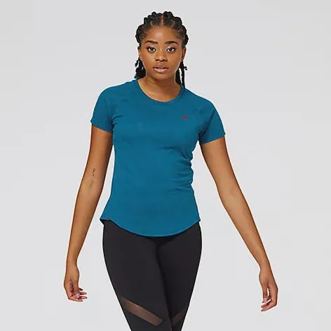 Women's New Balance Q Speed Jacquard Top SS