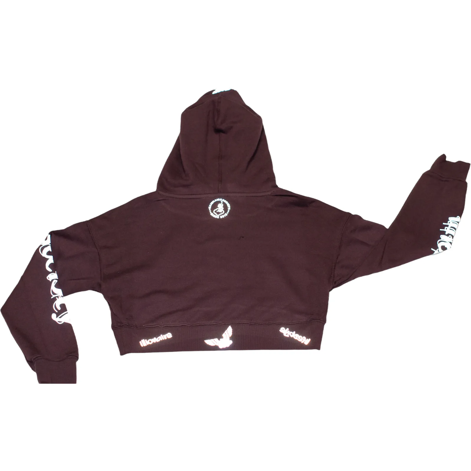 Women’s Reflective Crop Hoodie Set
