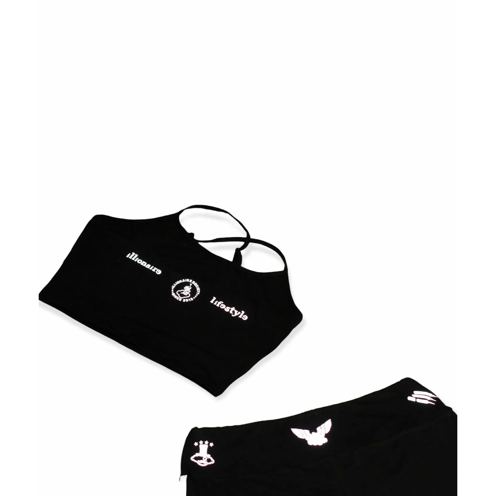 Womens Reflective Shorts Set