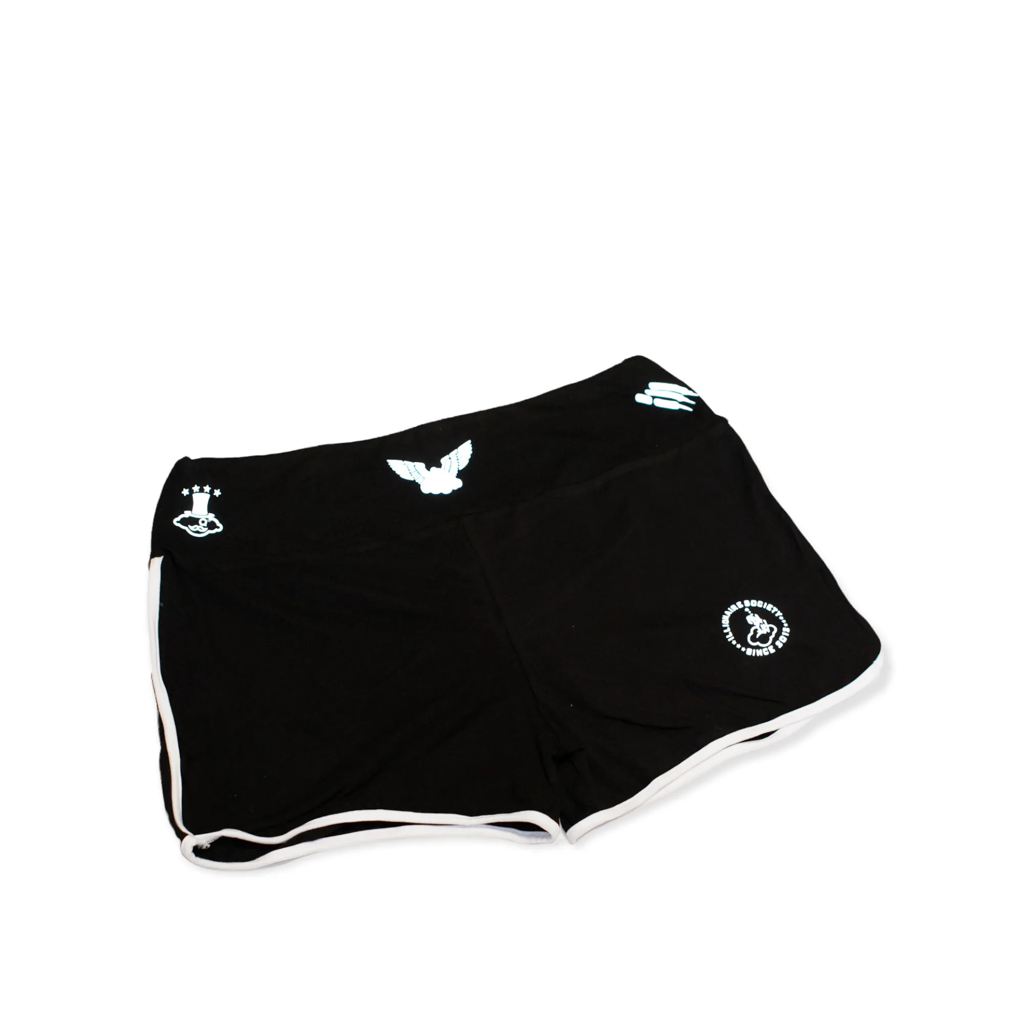 Womens Reflective Shorts Set