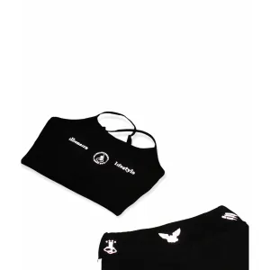Womens Reflective Shorts Set