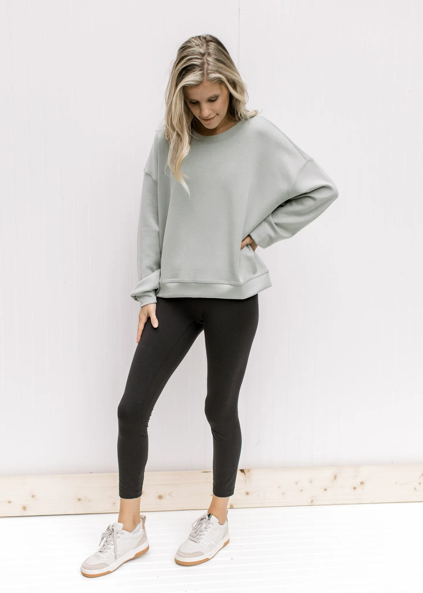 X Dusty Sage Soft Sweatshirt