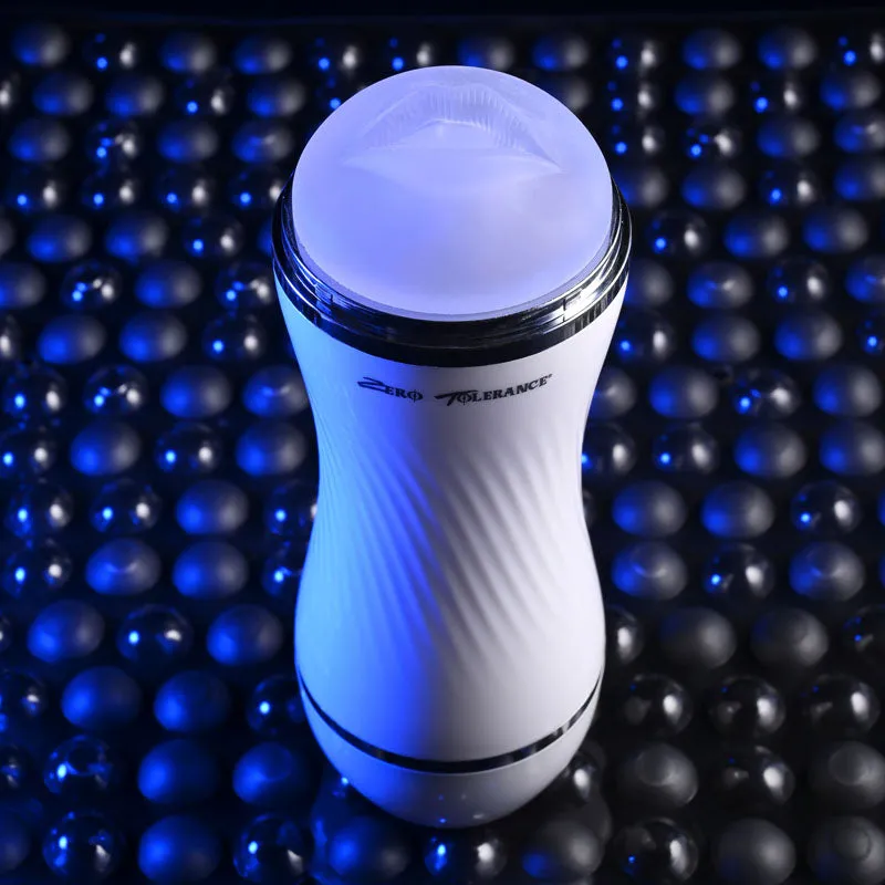 Zero Tolerance Double Dip - White/Clear Double Ended Stroker