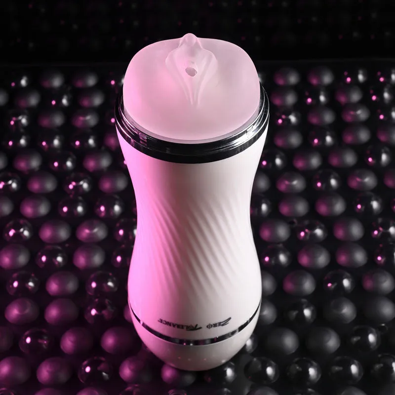 Zero Tolerance Double Dip - White/Clear Double Ended Stroker