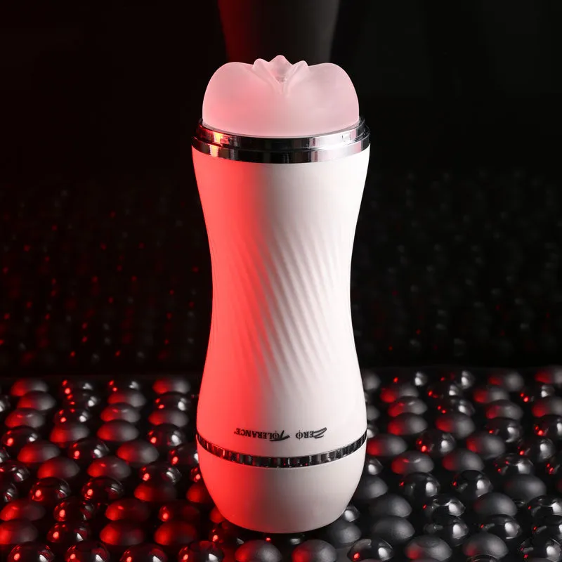 Zero Tolerance Double Dip - White/Clear Double Ended Stroker