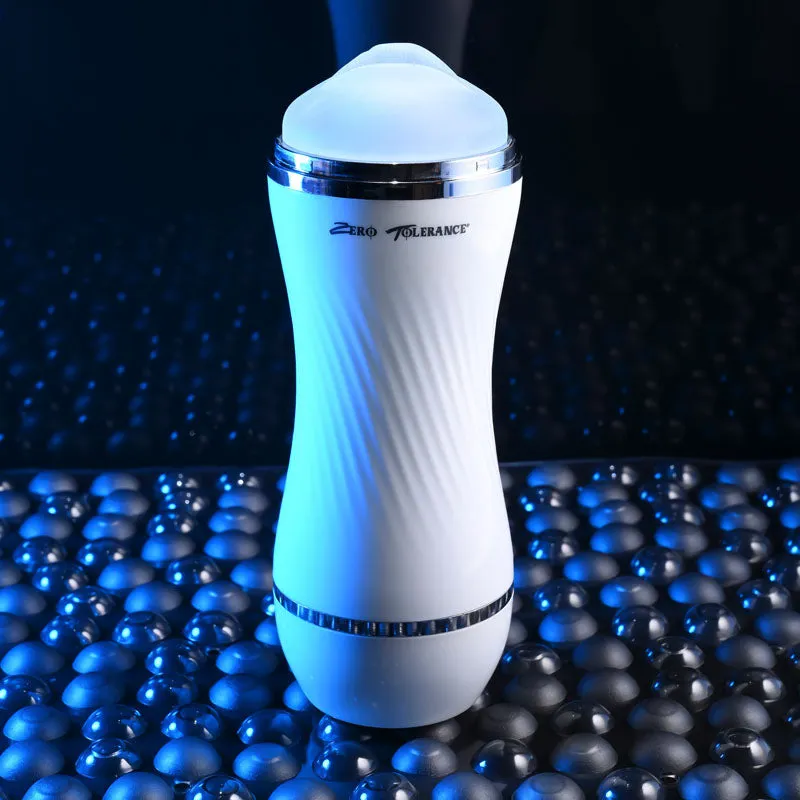 Zero Tolerance Double Dip - White/Clear Double Ended Stroker